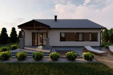  Projekt domu Agat (BHC1031) - projekt domu parterowego - Zdjęcie 4