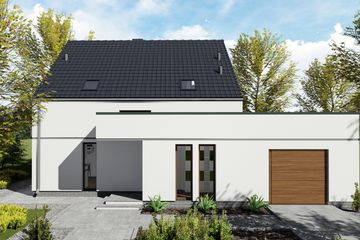  Projekt domu Bari (BHC1085) - projekt domu parterowego z poddaszem - Zdjęcie 1