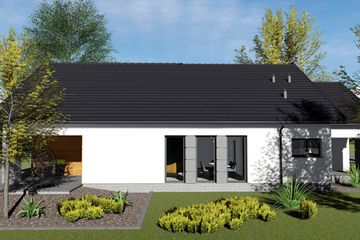  Projekt domu Bursztyn (BHC1086) - projekt domu parterowego - Zdjęcie 4