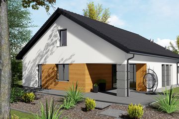  Projekt domu Bursztyn (BHC1086) - projekt domu parterowego - Zdjęcie 5