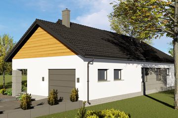  Projekt domu Bursztyn (BHC1086) - projekt domu parterowego - Zdjęcie 9