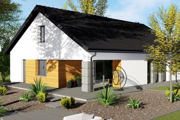  Projekt domu Bursztyn (BHC1086) - projekt domu parterowego - Zdjęcie 10