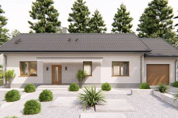  Projekt domu Cytryn (BHC1040) - projekt domu parterowego - Zdjęcie 1