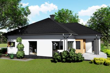  Projekt domu Ametyst (BHC1081) - projekt domu parterowego - Zdjęcie 2