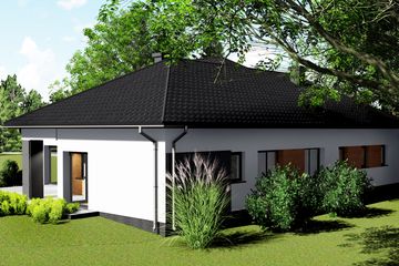  Projekt domu Ametyst (BHC1081) - projekt domu parterowego - Zdjęcie 3