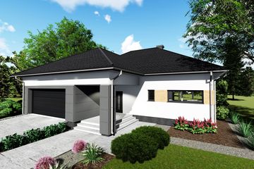  Projekt domu Ametyst (BHC1081) - projekt domu parterowego - Zdjęcie 4