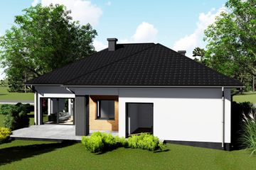  Projekt domu Ametyst (BHC1081) - projekt domu parterowego - Zdjęcie 6