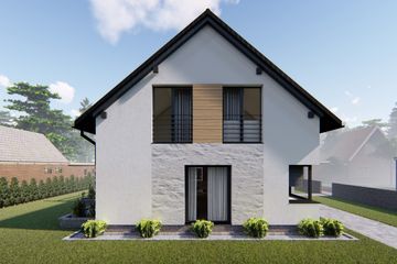  Projekt domu nad Lambro (BHC1071) - projekt domu parterowego z poddaszem - Zdjęcie 4