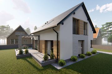  Projekt domu nad Lambro (BHC1071) - projekt domu parterowego z poddaszem - Zdjęcie 5