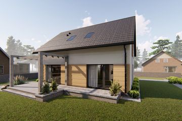  Projekt domu nad Lambro (BHC1071) - projekt domu parterowego z poddaszem - Zdjęcie 6