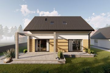  Projekt domu nad Lambro (BHC1071) - projekt domu parterowego z poddaszem - Zdjęcie 7