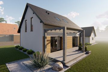  Projekt domu nad Lambro (BHC1071) - projekt domu parterowego z poddaszem - Zdjęcie 8