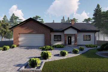  Projekt domu nad Mozelą (BHC1055) - projekt domu parterowego - Zdjęcie 1