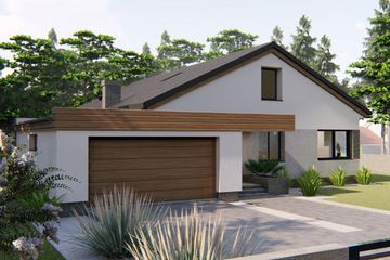  Projekt domu Bergamo (BHC1054) - projekt domu parterowego z poddaszem - Zdjęcie 1