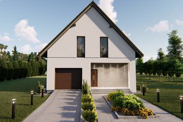  Projekt domu Chester (BHC1032) - projekt domu parterowego z poddaszem - Zdjęcie 1