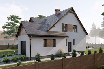  Projekt domu nad Wisłą (BHC1053) - projekt domu parterowego z poddaszem - Zdjęcie 5