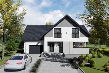  Projekt domu nad Nidą (BHC1030) - projekt domu parterowego z poddaszem - Zdjęcie 1