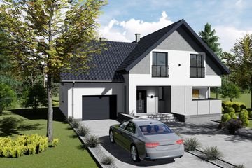  Projekt domu nad Nidą (BHC1030) - projekt domu parterowego z poddaszem - Zdjęcie 2