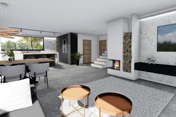  Projekt domu nad Nidą (BHC1030) - projekt domu parterowego z poddaszem - Zdjęcie 8