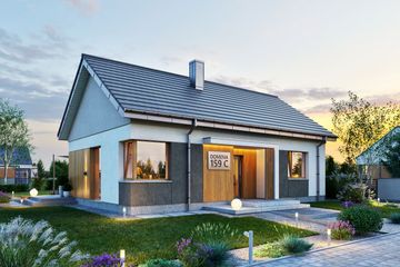  Projekt domu Domena 159 C (WRW1392) - projekt domu parterowego - Zdjęcie 5