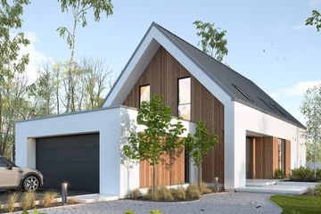  Projekt domu Idealny M2 (WAW1166) - projekt domu parterowego z poddaszem - Zdjęcie 1