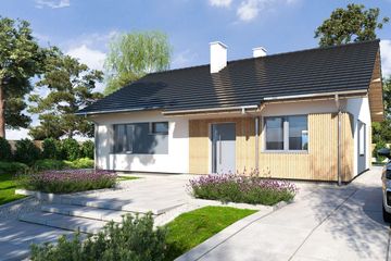 Projekt domu Ola (WRR1145) - projekt domu parterowego - Zdjęcie 1