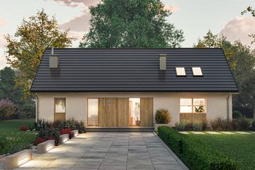  Projekt domu D340 - wersja drewniana (WAI1474) - projekt domu parterowego - Zdjęcie 3