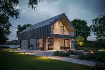  Projekt domu BrickHouse 160 (KRZ1079) - projekt domu parterowego z poddaszem - Zdjęcie 8