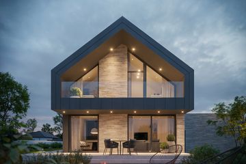  Projekt domu BrickHouse 160 (KRZ1079) - projekt domu parterowego z poddaszem - Zdjęcie 12