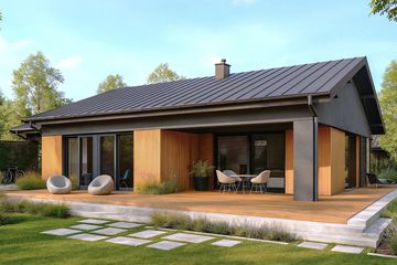  Projekt domu Bob III G1 energo plus (WRC2826) - projekt domu parterowego - Zdjęcie 1