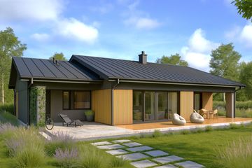  Projekt domu Bob III G1 energo plus (WRC2826) - projekt domu parterowego - Zdjęcie 3