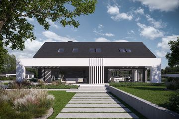  Projekt domu BrickHouse 104 (KRZ1080) - projekt domu parterowego z poddaszem - Zdjęcie 8