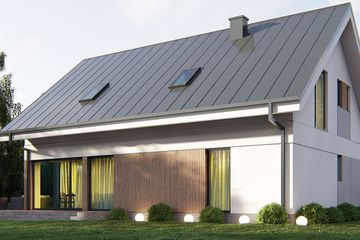  Projekt domu uA345v1 (WCB1508) - projekt domu parterowego z poddaszem - Zdjęcie 4