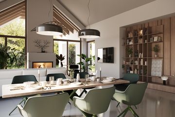  Projekt domu uA359 (WCB1509) - projekt domu parterowego z poddaszem - Zdjęcie 6