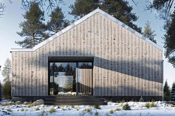  Projekt domu eko Typowy 64 (KKE1070) - projekt domu parterowego - Zdjęcie 3