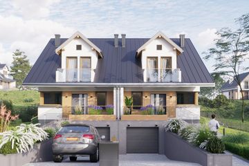  Projekt domu Felicja Sto Duo (1884) (KRD3019) - projekt domu parterowego z poddaszem - Zdjęcie 2