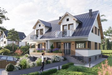  Projekt domu Felicja Sto Duo (1884) (KRD3019) - projekt domu parterowego z poddaszem - Zdjęcie 3