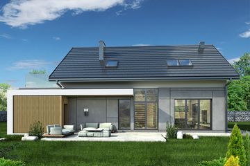  Projekt domu HG-I24 (KRM1100) - projekt domu parterowego z poddaszem - Zdjęcie 5