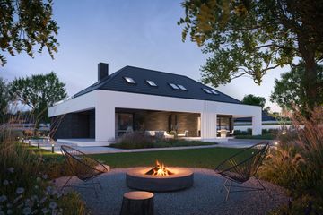  Projekt domu BrickHouse 103 (KRZ1081) - projekt domu parterowego z poddaszem - Zdjęcie 5