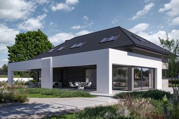  Projekt domu BrickHouse 103 (KRZ1081) - projekt domu parterowego z poddaszem - Zdjęcie 10