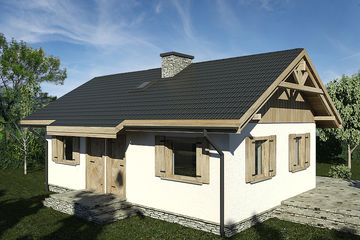  Projekt domu L-239 (SLU1050) - projekt domu parterowego - Zdjęcie 4