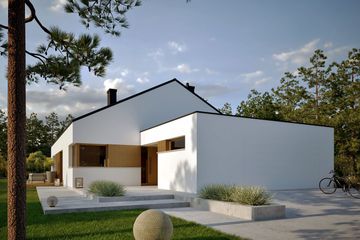  Projekt domu Daniel IX G2 energo (WRC2815) - projekt domu parterowego - Zdjęcie 3