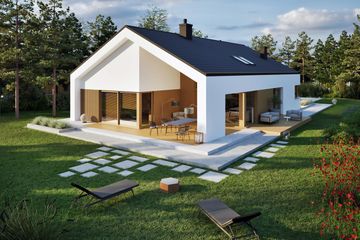  Projekt domu Daniel IX G2 energo (WRC2815) - projekt domu parterowego - Zdjęcie 4