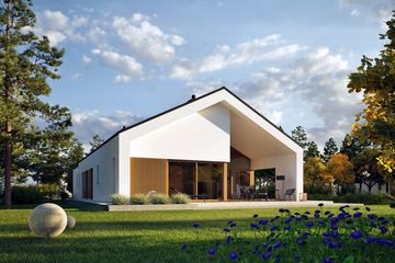  Projekt domu Daniel IX G2 energo (WRC2815) - projekt domu parterowego - Zdjęcie 5