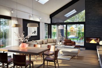 Projekt domu Daniel IX G2 energo plus - parterowy dom o powierzchni 135,12 m², dach dwuspadowy - ujęcie 10