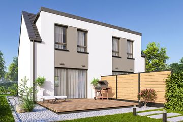  Projekt domu Mewa - segment lewy (WRD3221) - projekt domu parterowego z poddaszem - Zdjęcie 2