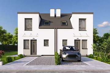  Projekt domu Mewa - segment lewy (WRD3221) - projekt domu parterowego z poddaszem - Zdjęcie 6