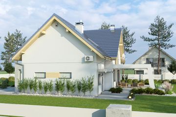  Projekt domu Z poddaszem 3 (BBH1030) - projekt domu parterowego z poddaszem - Zdjęcie 3