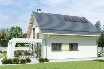  Projekt domu Z poddaszem 3 (BBH1030) - projekt domu parterowego z poddaszem - Zdjęcie 4