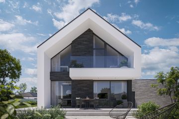  Projekt domu BrickHouse 159 (KRZ1082) - projekt domu parterowego z poddaszem - Zdjęcie 4